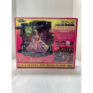 White Mountain Puzzles Cinderella My Puzzle Book Ruth Sanderson 20 Piece New
